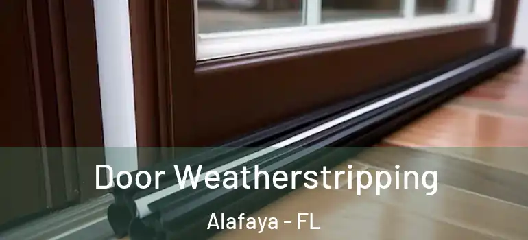  Door Weatherstripping Alafaya - FL