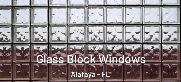  Glass Block Windows Alafaya - FL