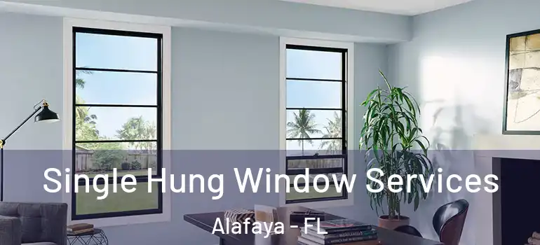  Single Hung Window Services Alafaya - FL