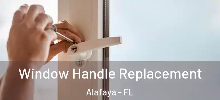  Window Handle Replacement Alafaya - FL