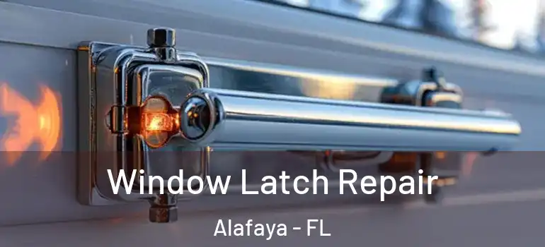  Window Latch Repair Alafaya - FL